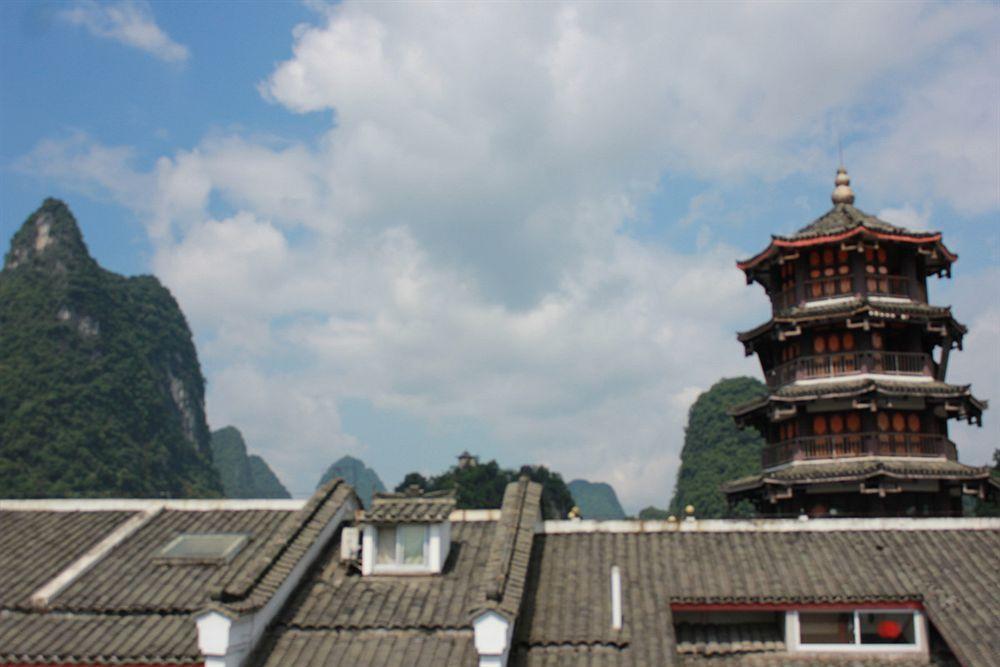 Bamboo House Resort Yangshuo Exterior foto