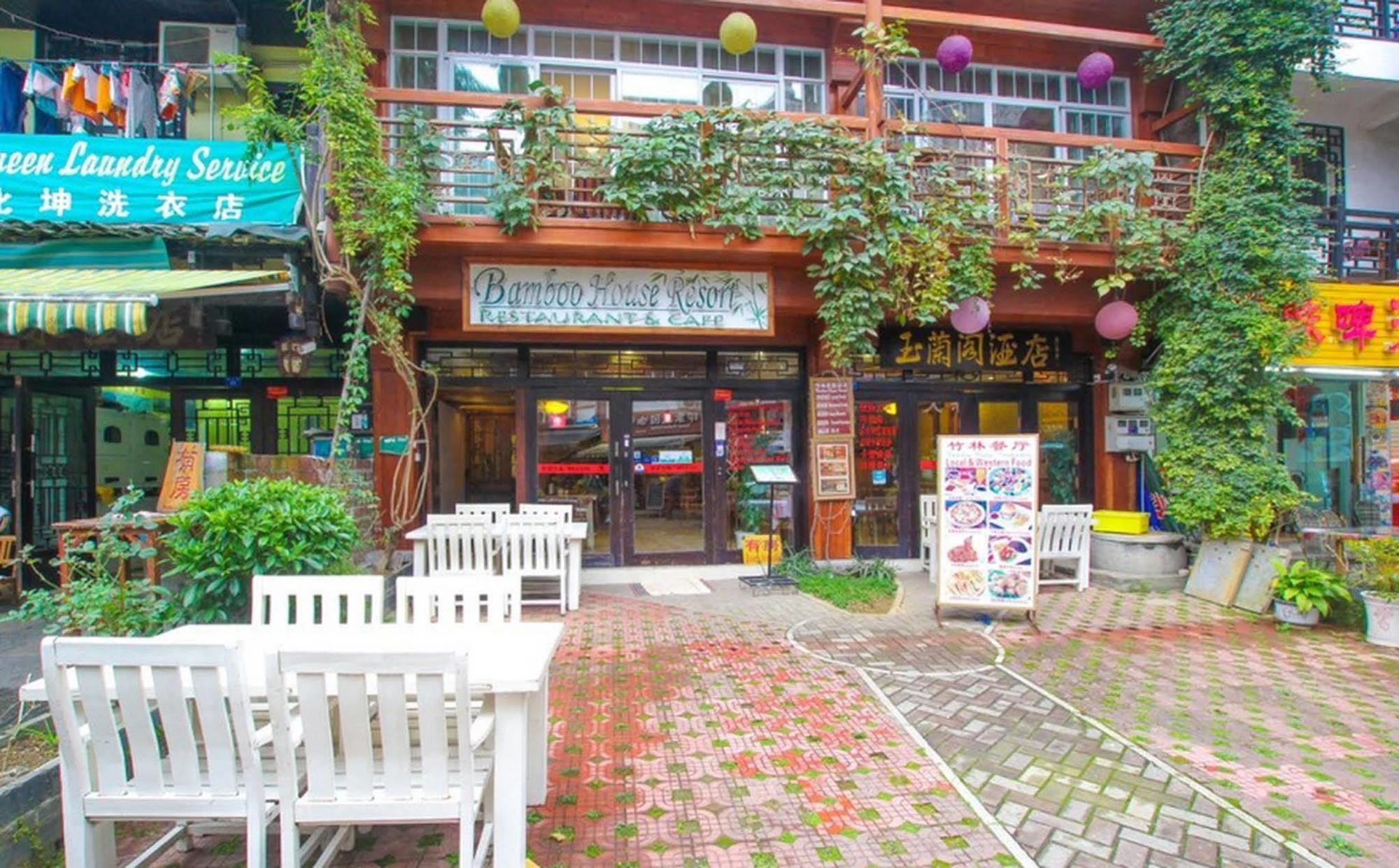 Bamboo House Resort Yangshuo Exterior foto