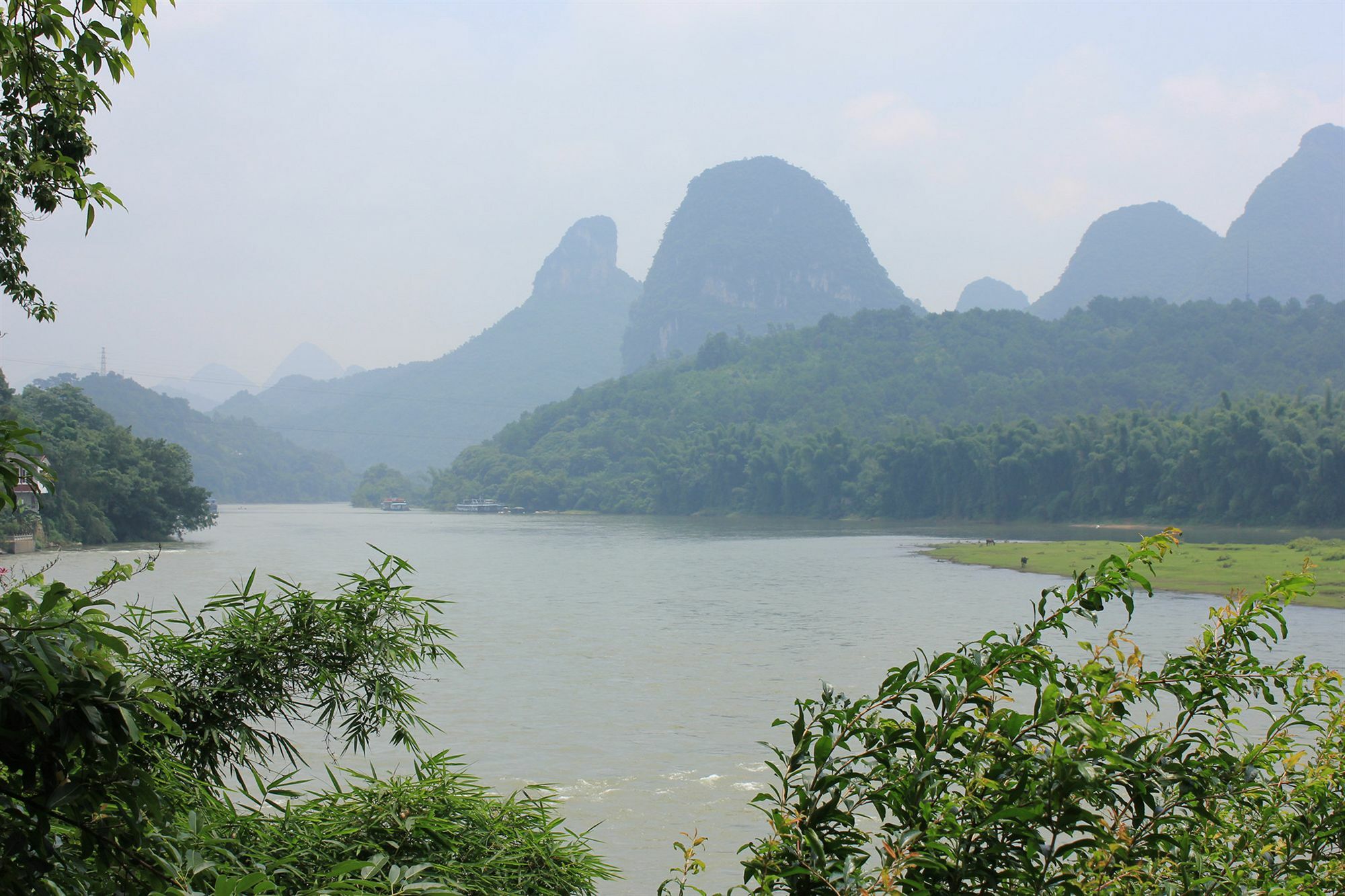 Bamboo House Resort Yangshuo Exterior foto